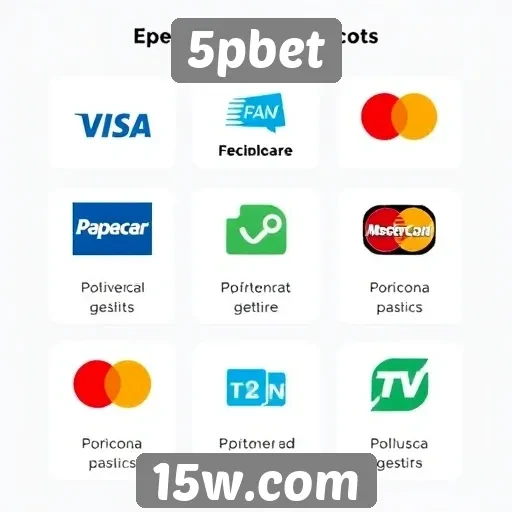 Métodos de pagamento aceitos no 5pbet